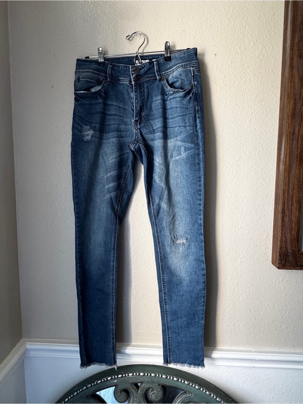 Indigo Rein Women’s Size 13 Dark Wash Stretch Ankle Skinny Jeans